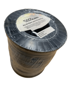 Fio de Nylon Bobina Roçadeiras 3,00mm Duo Quadrado Cinza Weldro