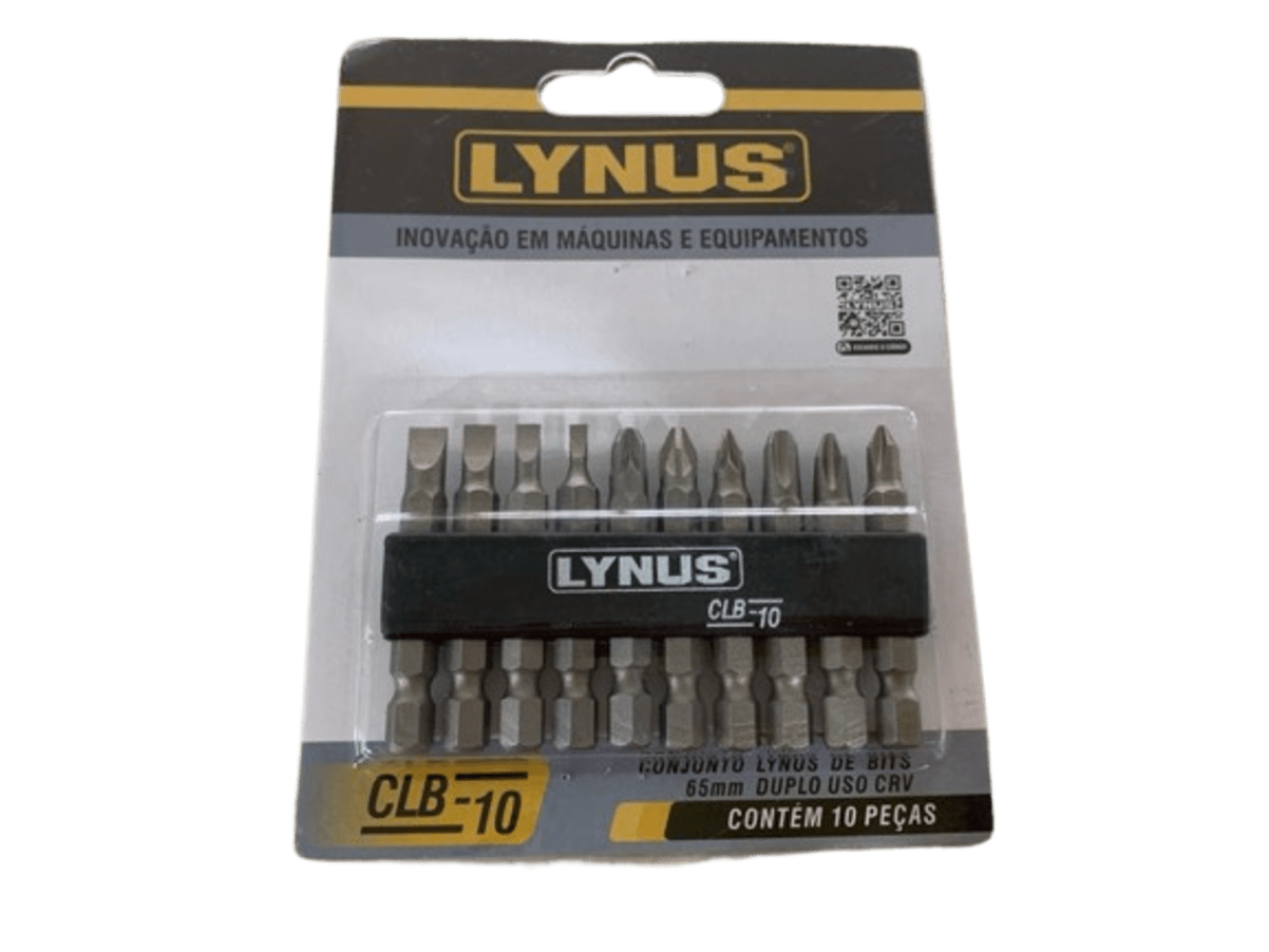 Conjunto de Bits Soquetes 65 MM 10 Peças LYNUS