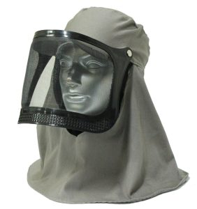 Boné Árabe Brim Com Protetor Facial Telado 6”
