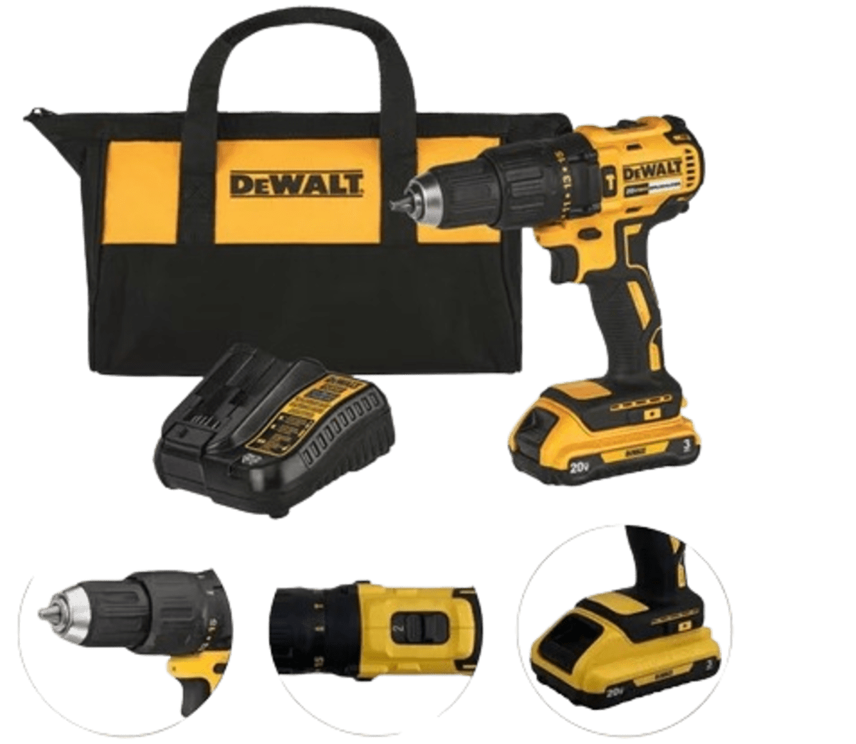 Parafusadeira Furadeira de Impacto Max DCD7781L1-BR DEWALT