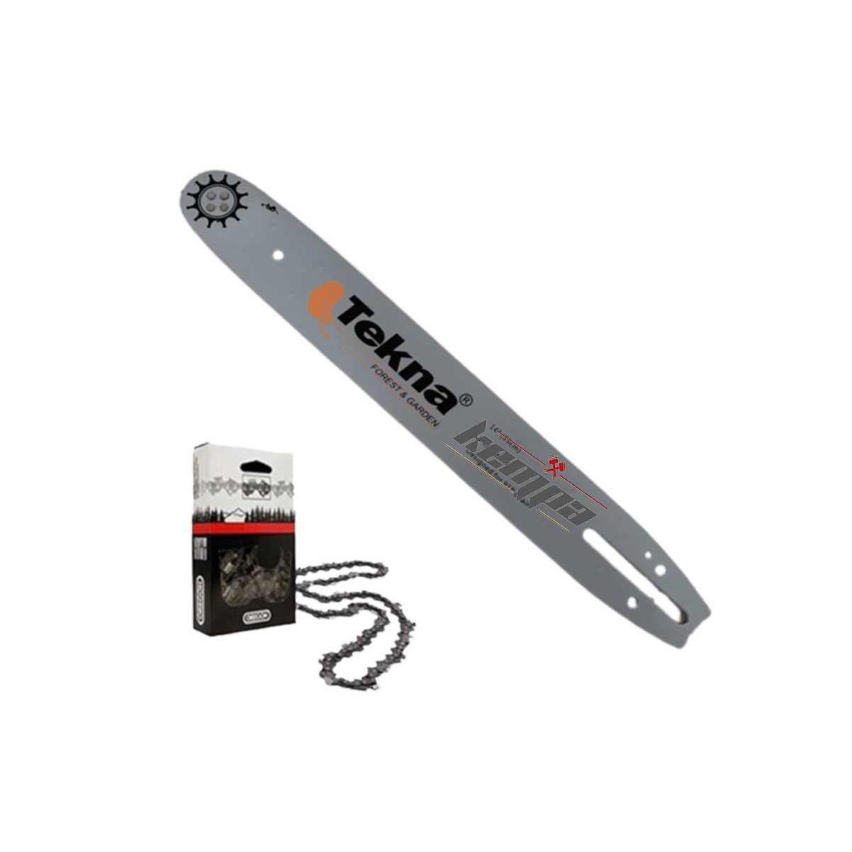 Sabre e Corrente 26 Dentes Para Motosserras Stihl MS 170 180 210 250